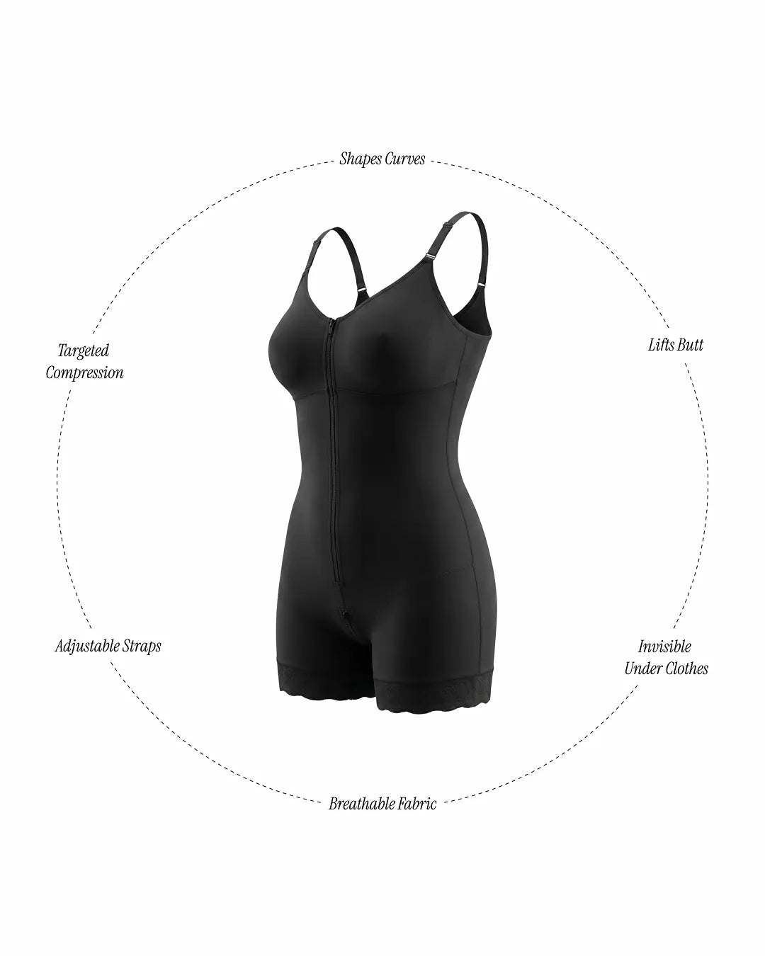 Full Zip Compression Bodysuit