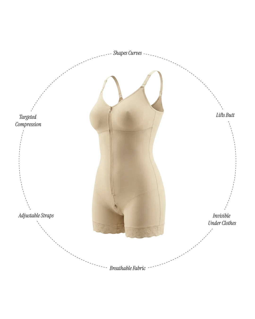Full Zip Compression Bodysuit