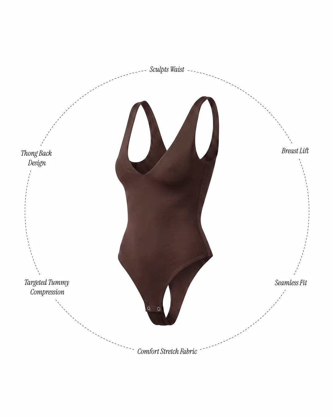 Seamless Sculpt Bodysuit | Cocoa