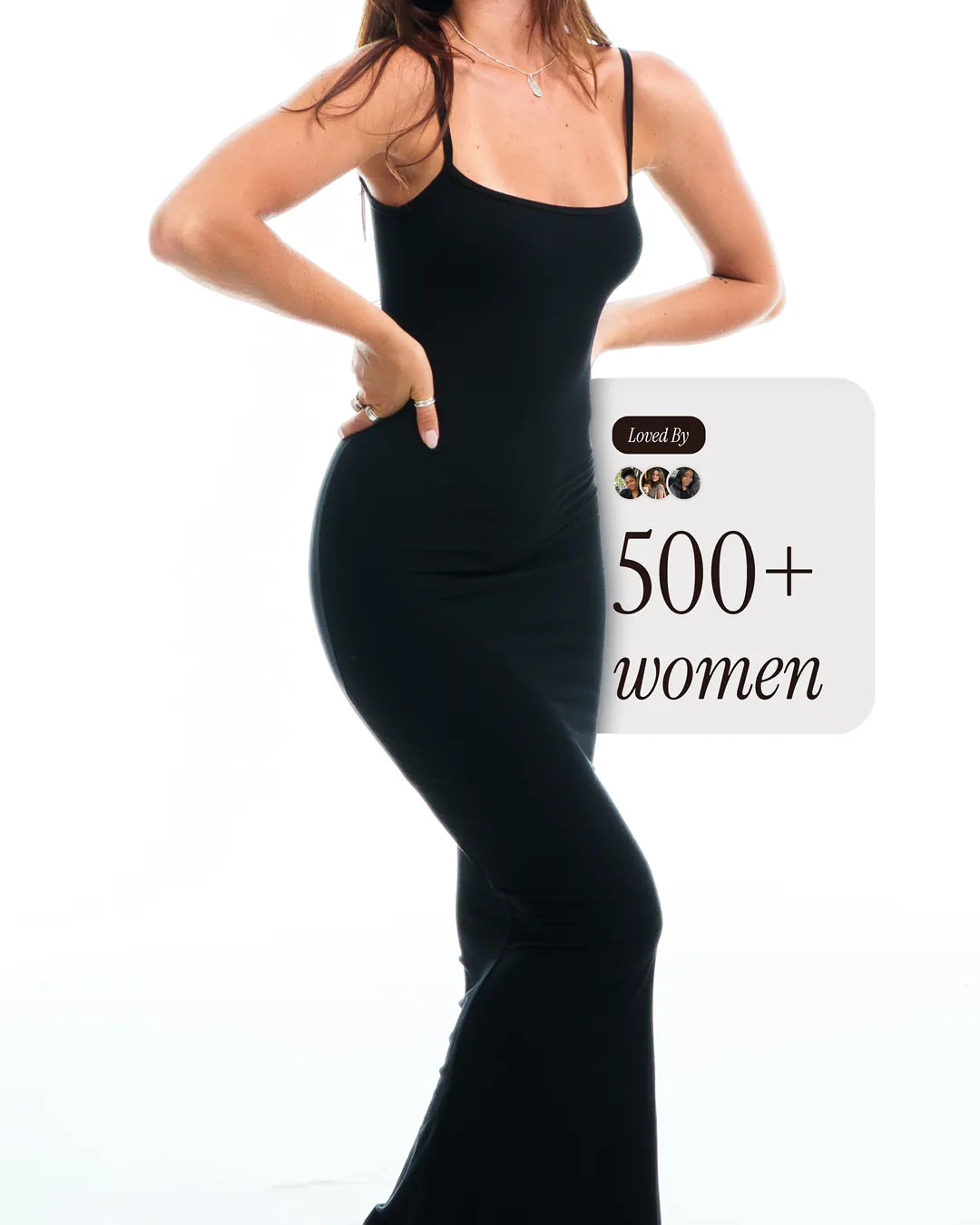 Luxe Ribbed Sculpting Slip Dress