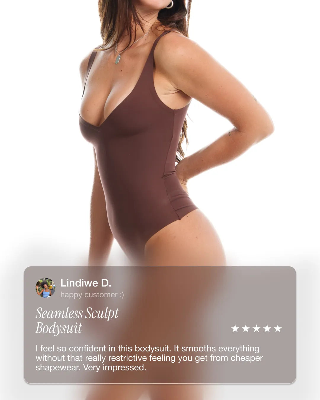 Seamless Sculpt Bodysuit | Cocoa