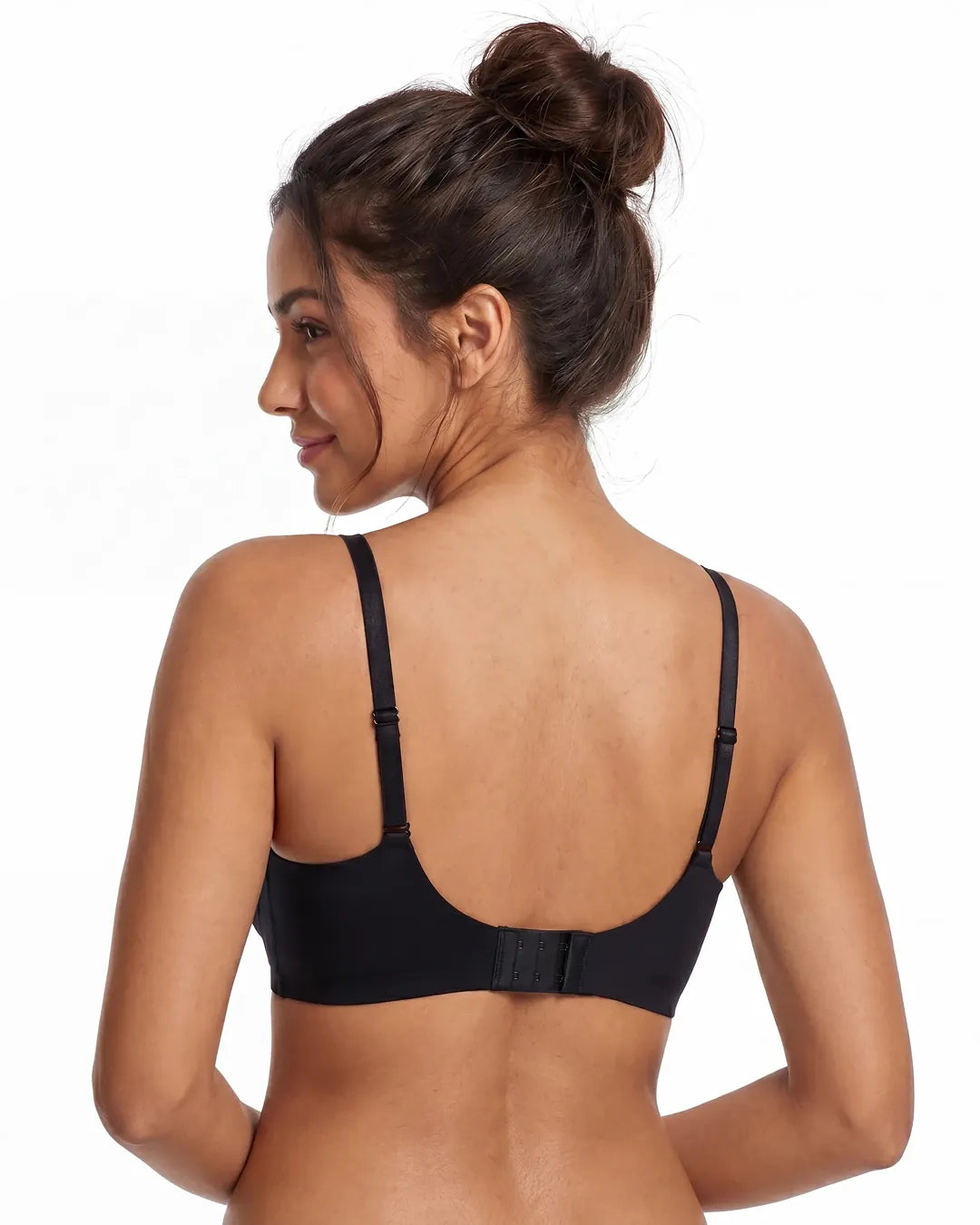 Shaping Wireless Push Up Nipple Jelly Bra | Midnight