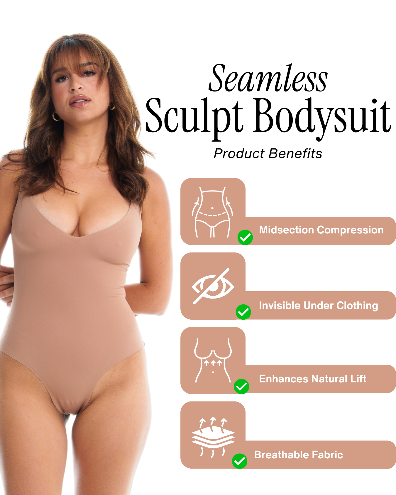 Seamless Sculpt Bodysuit | Sienna