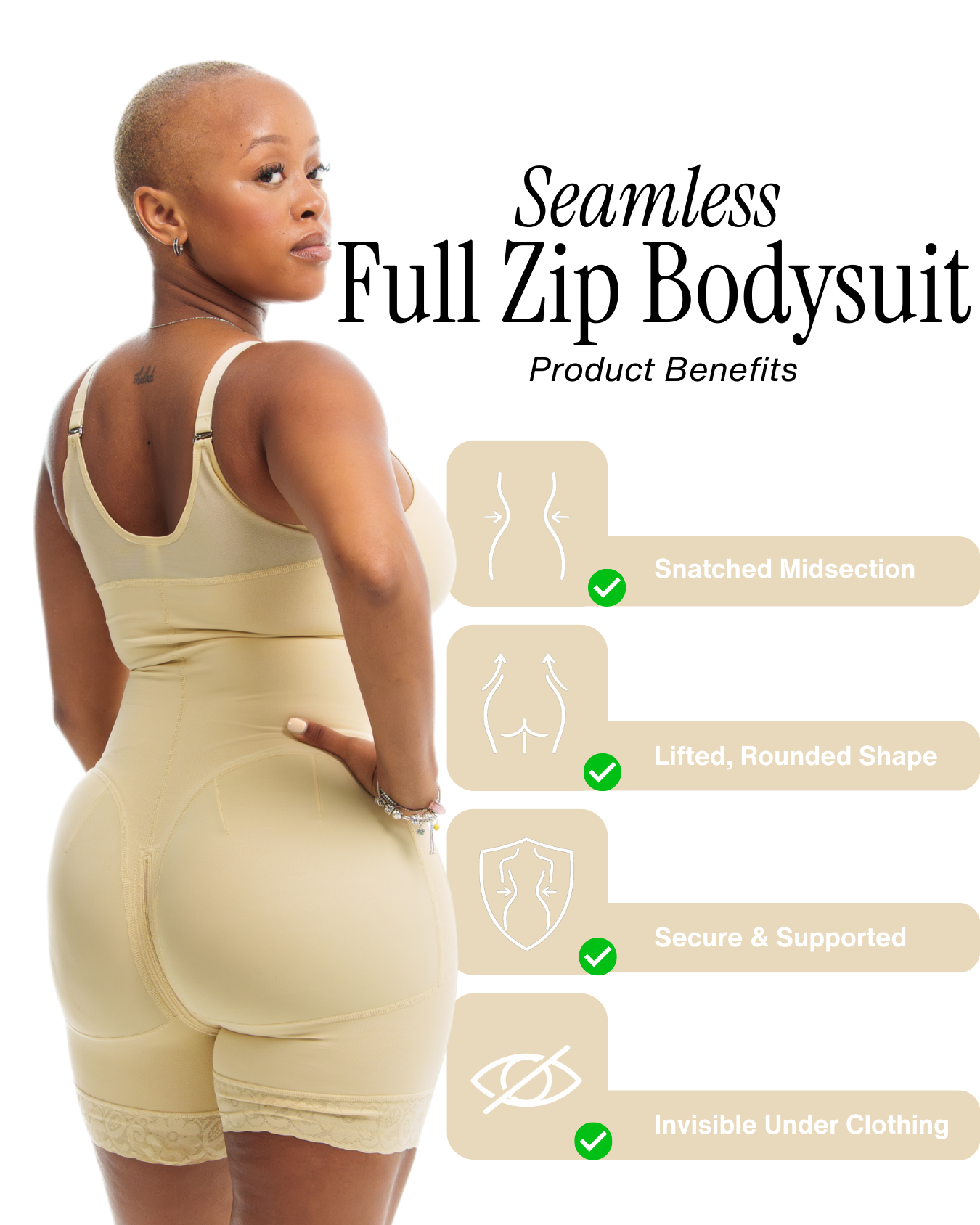 Full Zip Compression Bodysuit